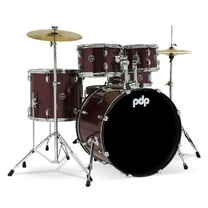 PDP Center Stage 5-Piece Full Drum Kit - 10/12/12/22/14 - Ruby Red Sparkle
