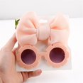 thumbnail image 6 of Bohemia Beach Bow Headwear Sun Glasses Sun Flower Glasses Kids Sunglasses Girls Headband Children Sunglasses Headband Set SET 8, 6 of 8