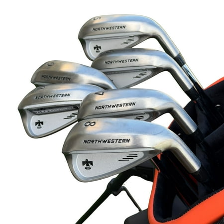 Northwestern Golf Men’s Thunderbird Irons Set - Stiff Shaft, Irons 5 - 10