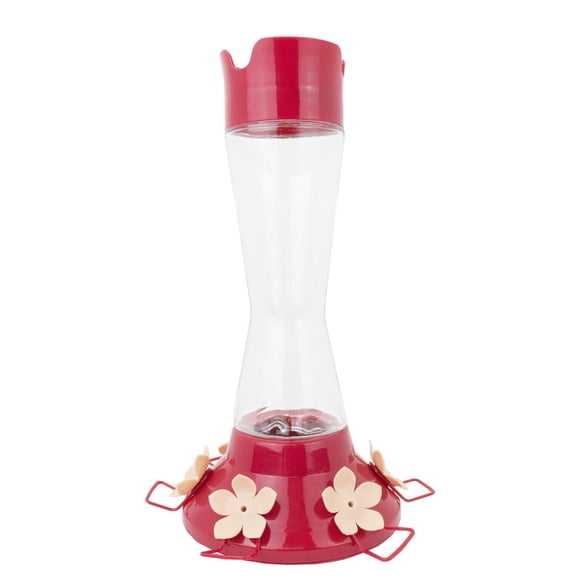 Perky-Pet Top-Fill Favored Pinch-Waist Glass Hummingbird Feeder – 20 oz