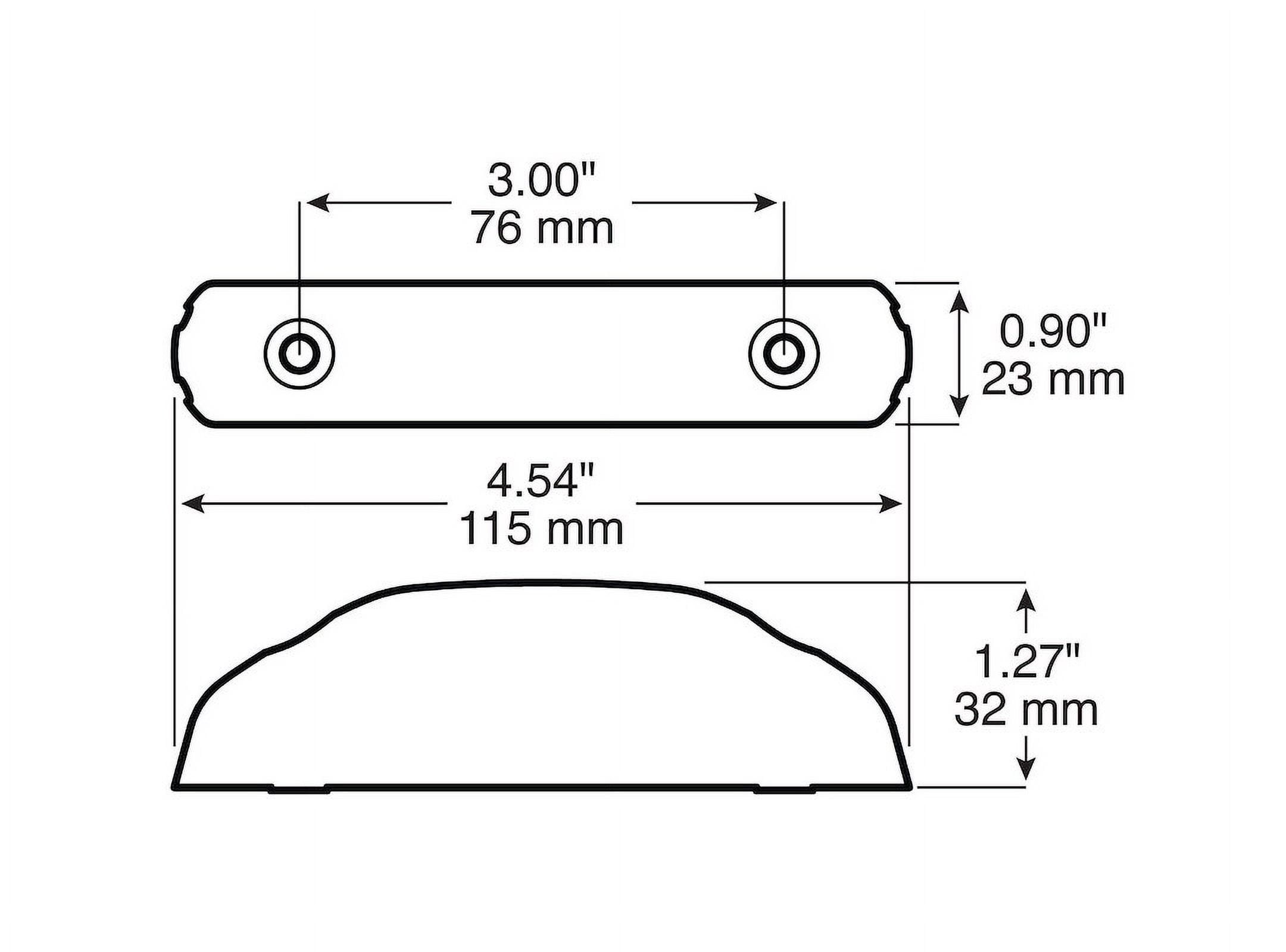 Peterson Mfg. 60R-MV Side Marker Light - LED Side Marker Light