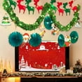 thumbnail image 6 of Christmas Rattan Ball Light String - 200cm Decorative Garland with LED Lights (Red/Green Holiday Decor for Tree, Mantel & Outdoor Use), 6 of 6