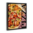 thumbnail image 3 of Stupell Industries Gourmet Traditional Pizza Food & Beverage Painting Black Floater Framed Canvas Art Print Wall Art, 17 x 21, 3 of 9