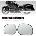 thumbnail image 3 of Ultra Clear Glass Motorcycle Side Rearview Mirrors Replacement for Gold Wing GL1800 2001‑2012 with Construction, 3 of 7