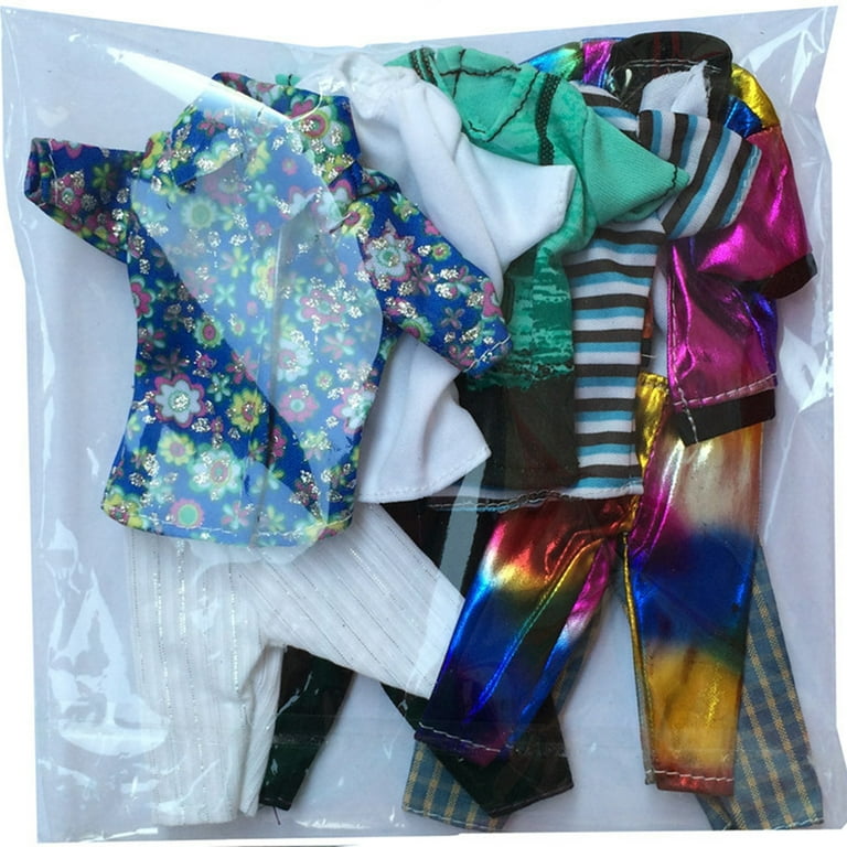 3PCS Fashion Casual Wear Doll Clothes Tops Pants Outfit for Ken Doll