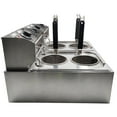 thumbnail image 2 of WZTO Commercial Noodle Boiler 1500W Noodle Pasta Cooker Machine Four Baskets Temperature Adjustable Boiler for Vegetables Spaghetti Dumplings Soup Fried Snacks friendly, 2 of 9