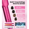 thumbnail image 6 of Terviiix Professional Wide Flat Iron for Hair, 1.75" Ceramic Hair Straightener for Thick Hair, Hotpink, 6 of 7