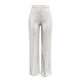 thumbnail image 5 of Sequin Pants for Women 2026 Trendy Sequin High Waisted Shiny Loose Wide Leg Flowy Rave Pants, 5 of 6