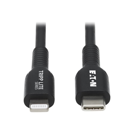Tripp Lite 3m USB-C to Lightning Sync/Charge Cable Black M10203MBK