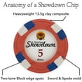 thumbnail image 4 of Playzaic 13.5-gram Showdown Poker Chips (50-pack) Heavy Clay Composite Set ($2 Lt. Green), 4 of 6