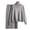 Khaki, variant on ATOYSOY Women's Casual Tracksuits Sweatsuits Trendy High Neck Lounge Sets Fall Two Piece Lined Elegant Outfits Knitted Sweaters Bodycon Pencil Skirts Beige