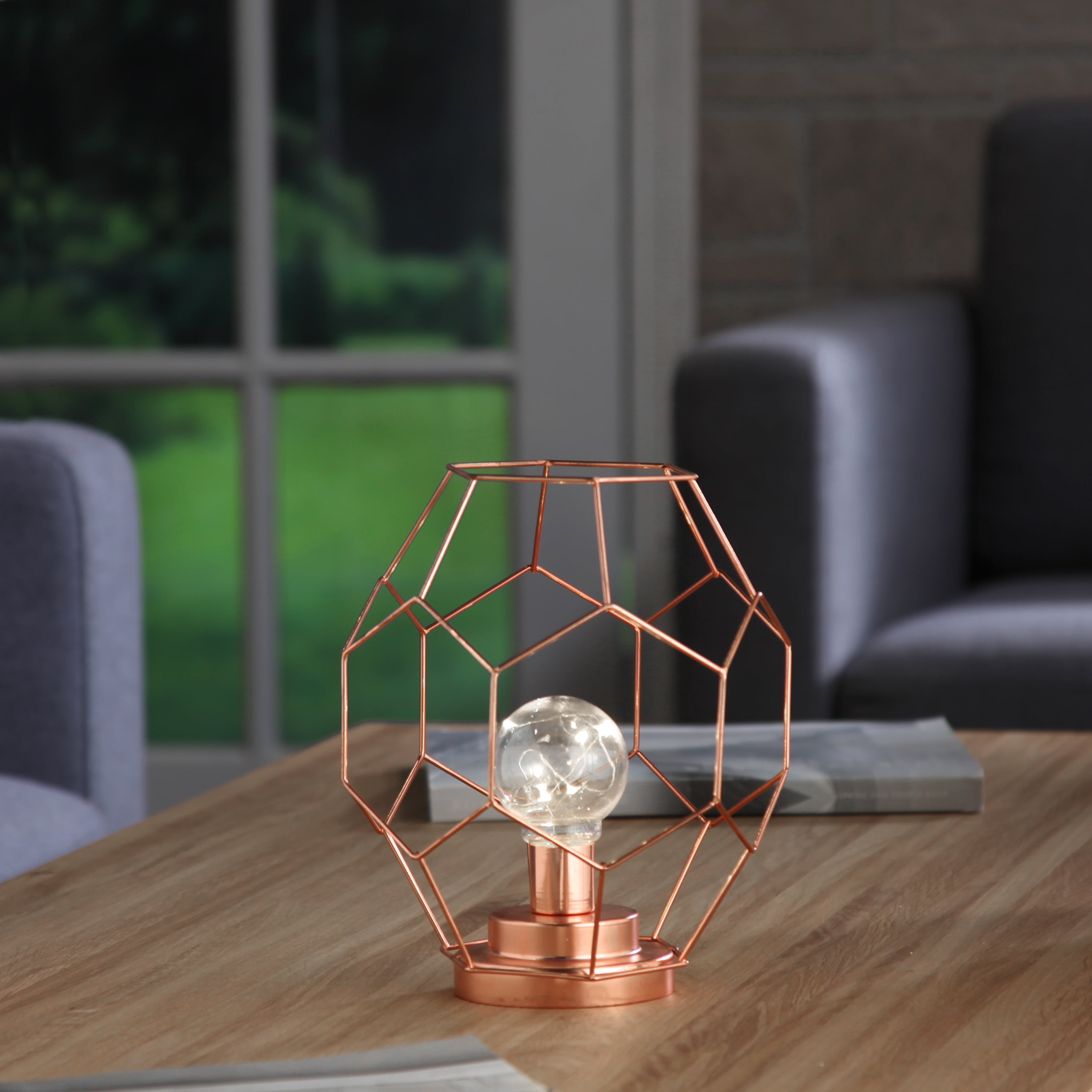 rose gold lamp walmart