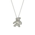 thumbnail image 1 of Sterling Silver Teddy Bear Pendant Necklace, 18", 1 of 1