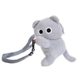 thumbnail image 1 of Bolso bandolera con forma de gato, peluche para mujer y niña, ideal como regalo para viajes y fiestas callejeras. Gris, 1 of 9