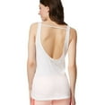thumbnail image 2 of Aeropostale Womens Strap Back Tank Top, White, Juniors, Medium, 2 of 3