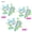 White1, variant on Luminous Star Bicycle Spoke Decorations with Pink Valve Caps, 36 Count