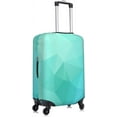 thumbnail image 3 of Highly Elastic Spandex Suitcase Cover Luggage Cover Protector Large Fits 25 to 28 Inch Abstract Geometric Blue Background Prints, 3 of 6