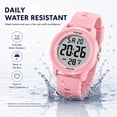 thumbnail image 6 of Kids Digital Watch for Age 4-12 Outdoor Multifunction Watch with Silicone Strap,EL Backlight,Alarm,Stopwatch,Waterproof Watch for Boys Girls, 6 of 8