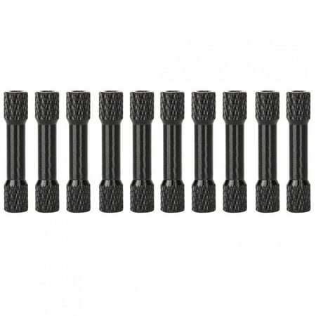 

10 Pcs Standoff M3x30mm Anodized Aluminum Alloy Internal Thread Column Spacer for DroneBlack