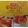 H.E.B Peach Iced Tea 12 Single Cups Compatible with Keurig Kcup