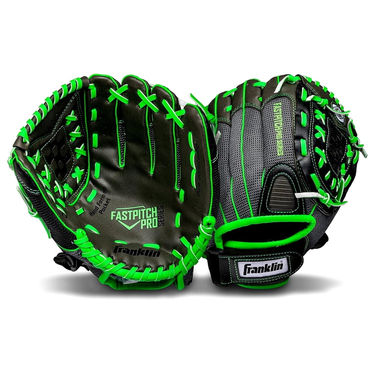 Franklin Sports Fastpitch Pro Softball Glove, 11 in, Lime Green