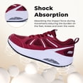 thumbnail image 2 of MAYKX Women's Plantar Fasciitis Relief Shoes - Arch Support, Orthotic Breathable Non-Slip Walking Tennis Sneakers, 2 of 7