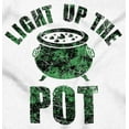 thumbnail image 2 of Light Up the Pot Cauldron Halloween Sweatshirt for Men or Women Brisco Brands S, 2 of 6