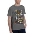 thumbnail image 2 of Bingfone Teeth Men'S Loose Fit Short-Sleeve Pocket T-Shirt, 2 of 7