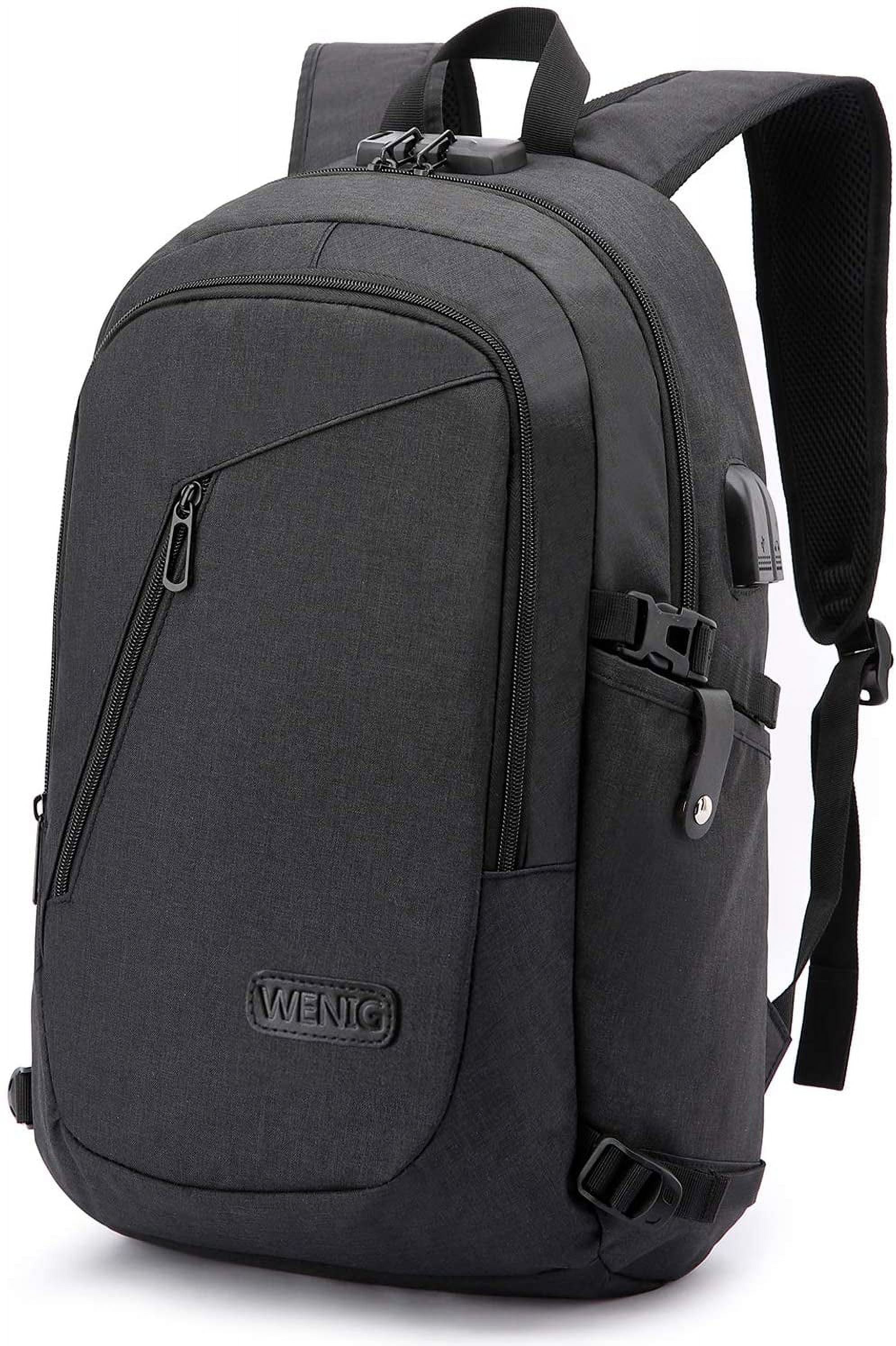 Slim Laptop Backpack with USB Port, Water Resistant, Fits 17.3 Inch Travel Laptop Backpack with USB Charging Port-30L Luggage  main image 4