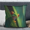 thumbnail image 2 of FOR U DESIGNS Frog Leaf Green Print 3 Pcs RV Dinette Cushion Covers Elastic Camper Seat Covers with Pillowcase, Stretch Loveseat Sofa Chair Cover Furniture Protector for RV Camper Bench, 2 of 8