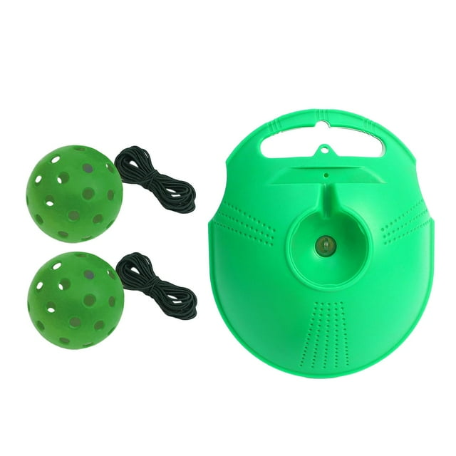 Almencla Pickleball Trainer Durable Pickleball Training Tool for Exercise Sports Kids Green Ball