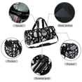 thumbnail image 2 of Easter Gym Bags, Shoe Bag, Sports Bag, Dance Bag - All-in-One Weekender Bag (17.7 inches) with Interior Zipper Pocket and Large Capacity, 2 of 6
