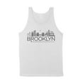 thumbnail image 1 of Skyline Brooklyn New York Tank Top Unisex 2X-Large White, 1 of 5