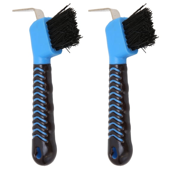 Kitchen Tools Horse Hoof Pick Brush, Horse Hoof Cleaning Tool Plastic＋Stainless Steel with Comfortable Grip for Stable