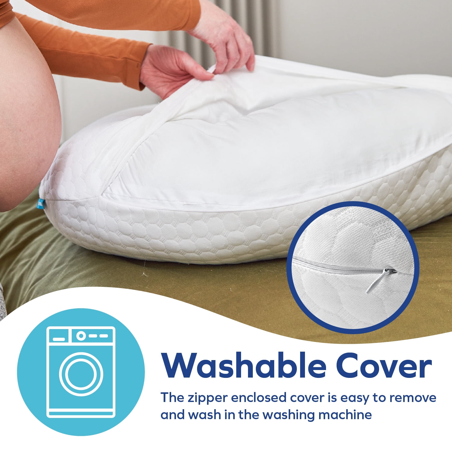 Dr. Talbot's Mom Pregnancy Pillow, U-Shaped Pillow for Pregnant Women