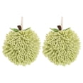 thumbnail image 1 of 2pcs Hand Towels Super Absorbent Hanging Towels For Bathroom Kitchen Rv Fuzzy Ball Hand Towel Soft Quick Drying Hand Towels, 1 of 8