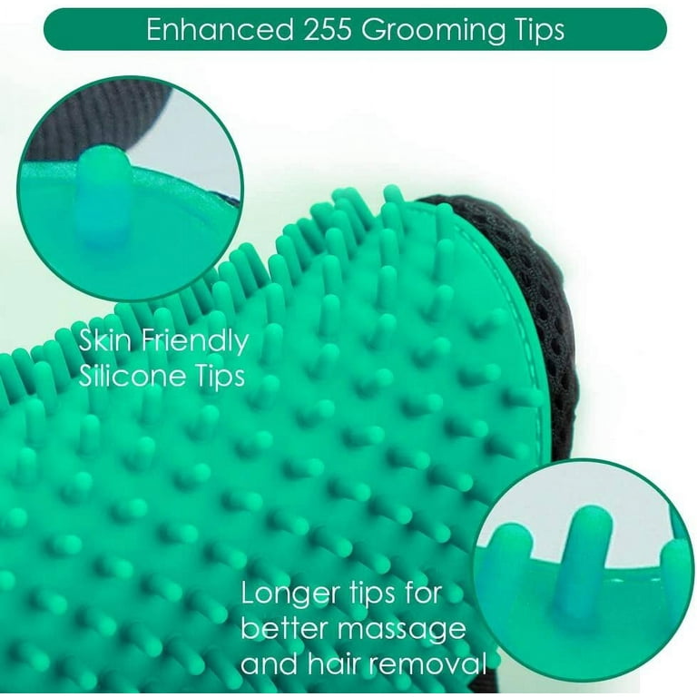 Delomo pet hot sale deshedding brush glove