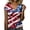 Black1, variant on Womens 4th of July V Neck Tshirts Plus Size Patriotic USA Printed Summer Tops Causal Independent Day Short Sleeve Graphic Tee Shirts Multicolour2 XXXL