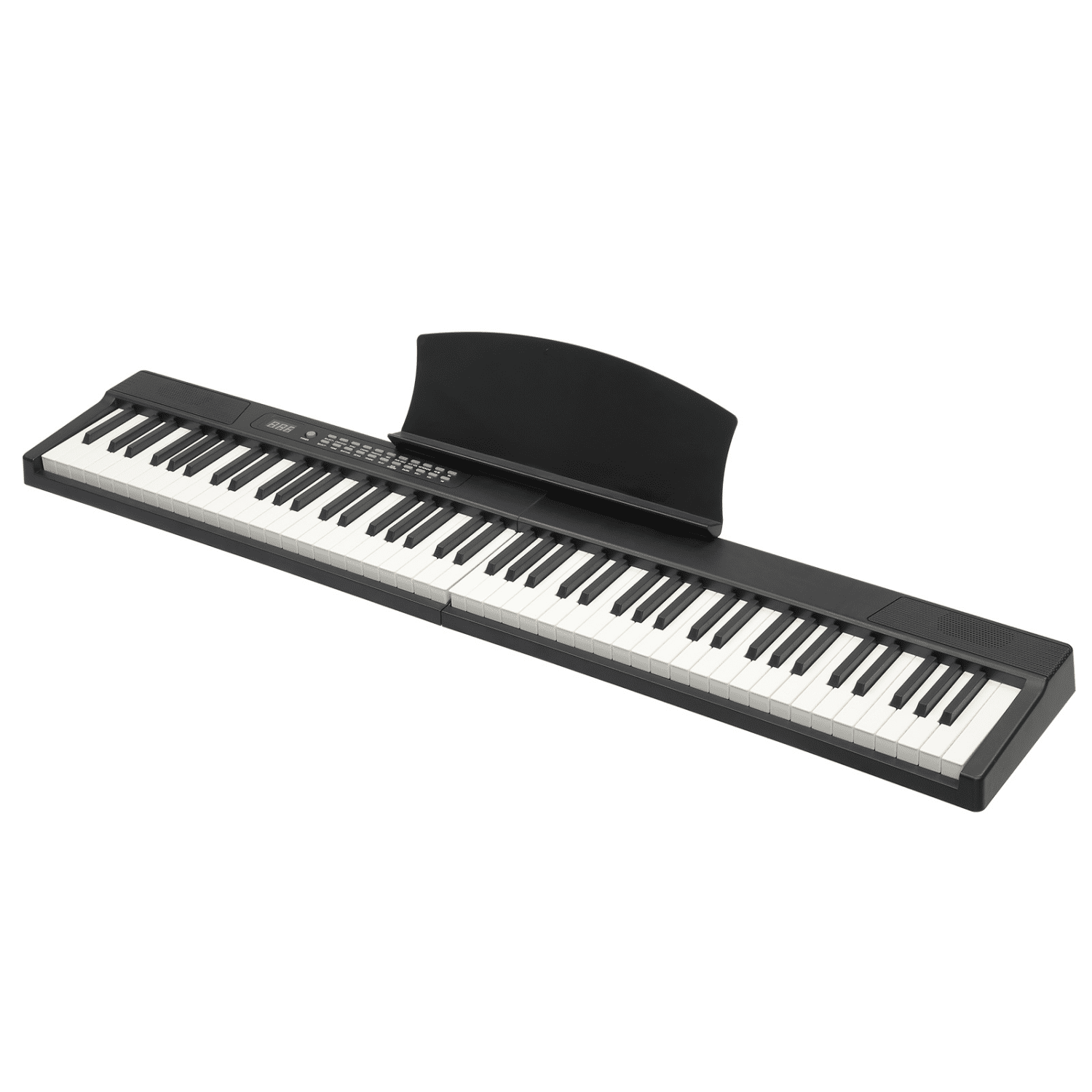 Hassch 88 Key Magnetic Connection Digital Piano for Beginners, Semi-Weighted Keyboard with Bag, Pedal, Headphone and Dual Bluetooth, Black
