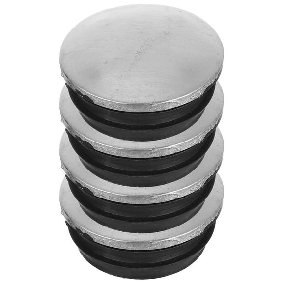 4pcs Reliable Rubber Fence Post Caps Quick Installation Guardrail Post Cover Traffic Facility Protective part for Various Needs
