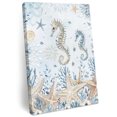 thumbnail image 2 of Marine Life Canvas Wall Art for Living Room Bedroom Bathroom, Watercolor Ocean Seahorse Coral Starfish Seashell Coastal Canvas Art Wall Decor, Artwork for Walls Home Office Decor, 8"x12", 2 of 9