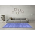 thumbnail image 3 of Ahgly Company Indoor Rectangle Abstract Blue Modern Area Rugs, 7' x 10', 3 of 4