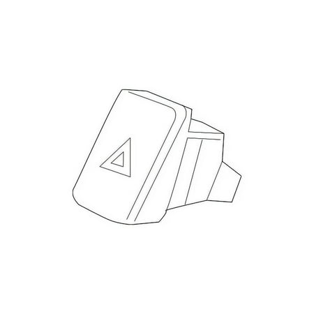 Genuine OE Honda Hazard Switch - 35510-TBA-A01 Fits select: 2016-2021 HONDA CIVIC, 2019-2021 HONDA INSIGHT