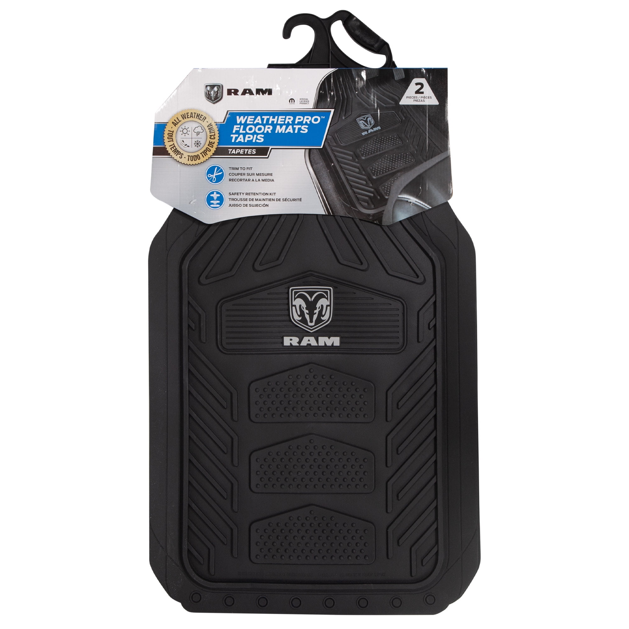 Plasticolor 001663R01 RAM WeatherPro Front Floor Mats