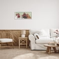 thumbnail image 2 of Stupell Industries Four Roosters over Green Animals & Insects Painting White Framed Art Print Wall Art, 24 x 10, 2 of 9
