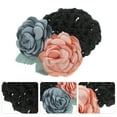 thumbnail image 3 of Couvre-chignon Fleur Filet à Cheveux pour Femme Accessoire pour Cheveux, 3 of 9