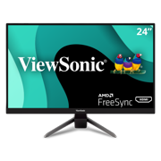 ViewSonic VX2467-MHD 24 Inch 1080p Gaming Monitor with 75Hz, 1ms, Ultra-Thin Bezels, FreeSync, Eye Care, HDMI, VGA, and DP