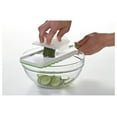 thumbnail image 5 of Adjust-A-Slice Mandoline Slicer - Adjustable Thickness for Vegetables, Fruits, Kitchen Prep with Hand Guard & Non-Slip Base, Dishwasher Safe, Compact Design, Stainless Steel Blades, 5 of 5