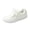 White, variant on EKVAHL Women's Orthopedic Barefoot Sneakers, Breathable Mesh Lace Up Trainers, Arch Support Zero Drop Wide Width Hiking Daily Walking Tennis Shoes Green