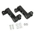 thumbnail image 3 of Extensiones de estriberas para pasajeros de motocicleta Sunnimix soporte de abrazadera de clavija de pie ajustable y tornillos Negro y Argenta Punta del pedal de freno, 3 of 8